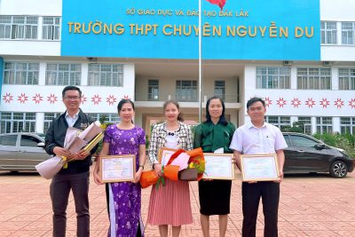 Kết quả Hội thi GV dạy giỏi THPT cấp tỉnh năm 2023 của trường THPT Nguyễn Huệ