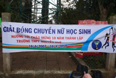 Giải bóng chuyền nam-nữ HS THPT Nguyễn Huệ năm học 2022-2023