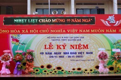 Lễ kỉ niệm 40 năm ngày Nhà giáo Việt Nam 20-11-2022