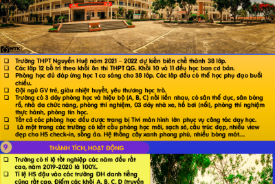 THPT Nguyễn Huệ – 15 năm xây dựng và phát triển